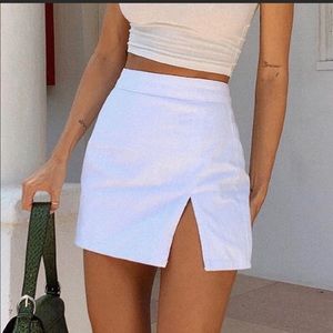 Princess Polly white skirt